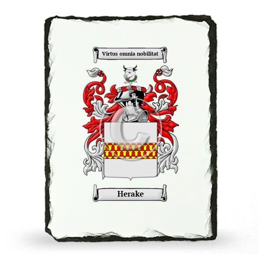 Herake Coat of Arms Slate