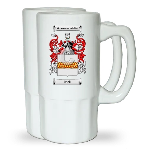 Irick Pair of Beer Steins