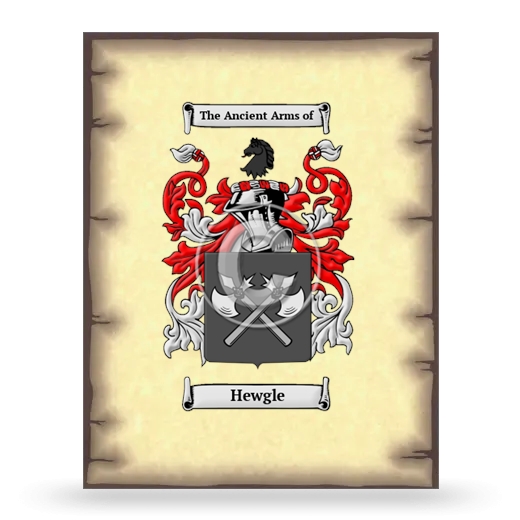 Hewgle Coat of Arms Print