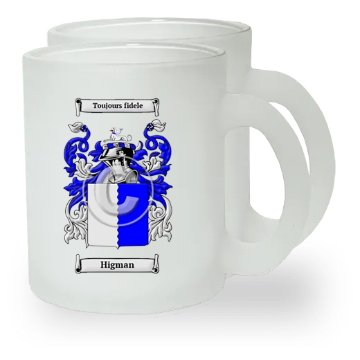 Higman Pair of Frosted Glass Mugs