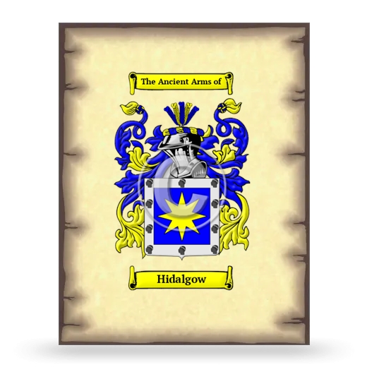 Hidalgow Coat of Arms Print