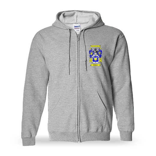 Hidalgow Unisex Coat of Arms Zip Sweatshirt