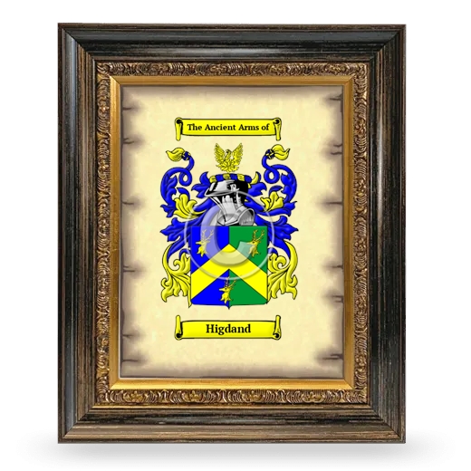 Higdand Coat of Arms Framed - Heirloom