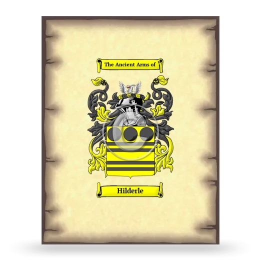 Hilderle Coat of Arms Print