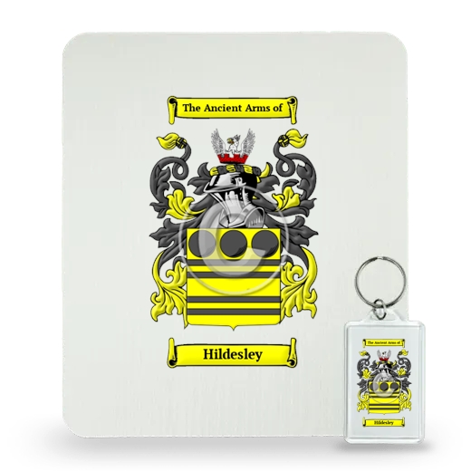 Hildesley Mouse Pad and Keychain Combo Package