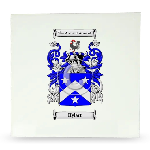 Hylart Large Ceramic Tile with Coat of Arms