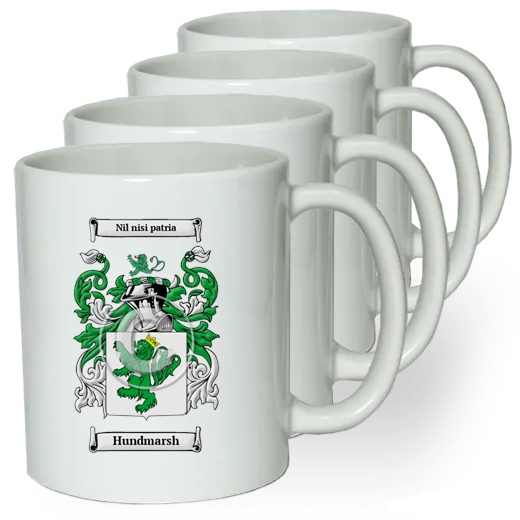 Hundmarsh Coffee mugs (set of four)