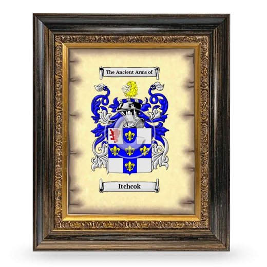 Itchcok Coat of Arms Framed - Heirloom