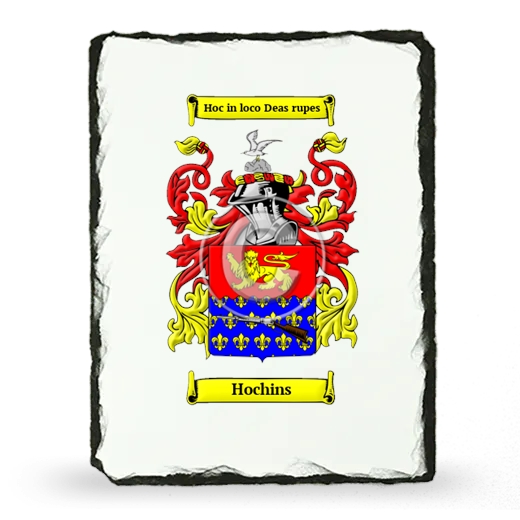 Hochins Coat of Arms Slate