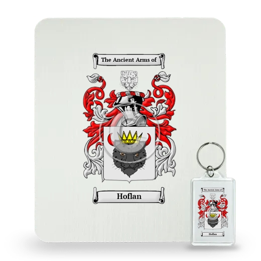 Hoflan Mouse Pad and Keychain Combo Package