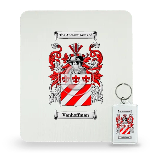 Vanhoffman Mouse Pad and Keychain Combo Package