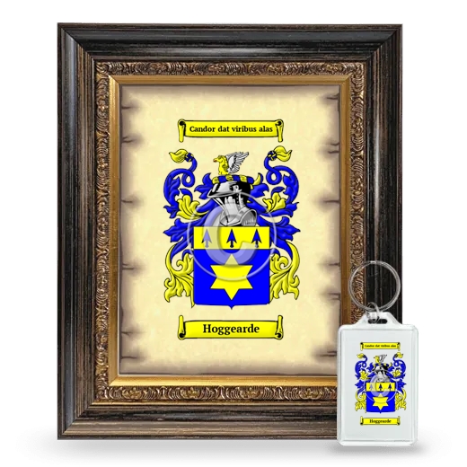 Hoggearde Framed Coat of Arms and Keychain - Heirloom