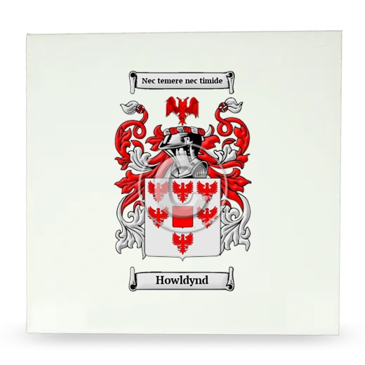 Howldynd Large Ceramic Tile with Coat of Arms