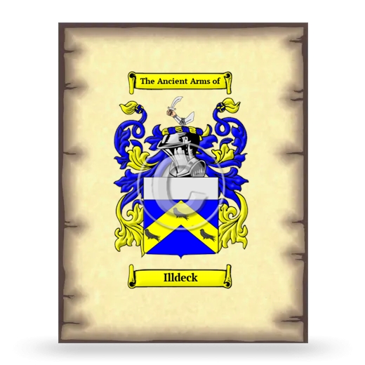 Illdeck Coat of Arms Print