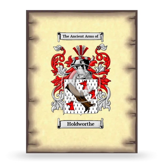 Holdworthe Coat of Arms Print