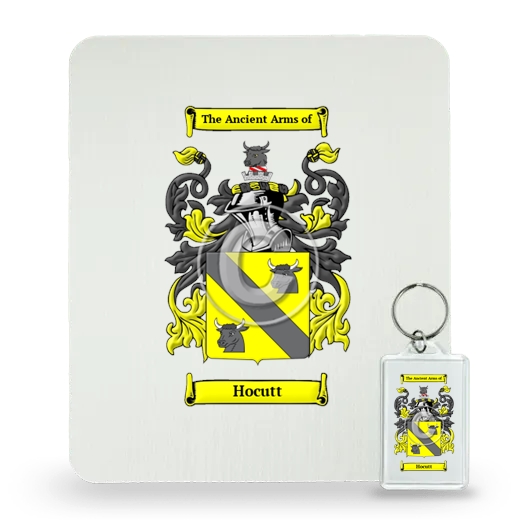 Hocutt Mouse Pad and Keychain Combo Package