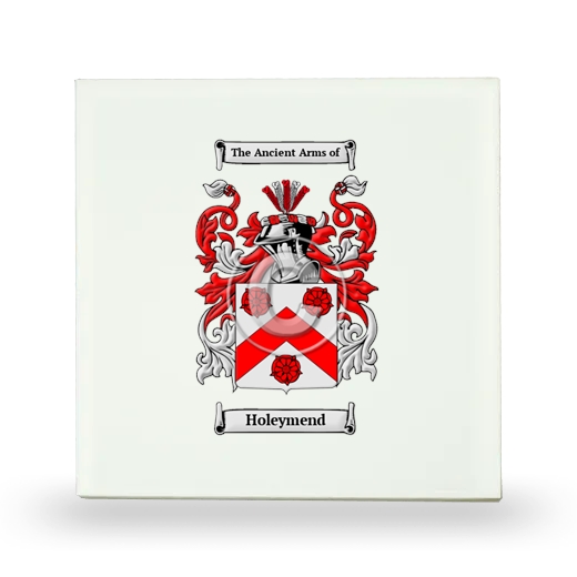 Holeymend Small Ceramic Tile with Coat of Arms