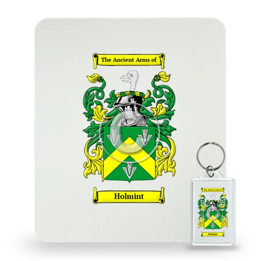 Holmint Mouse Pad and Keychain Combo Package