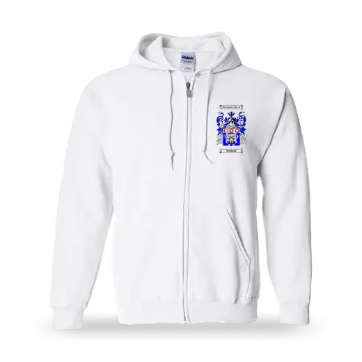 Hayland Unisex Coat of Arms Zip Sweatshirt - White