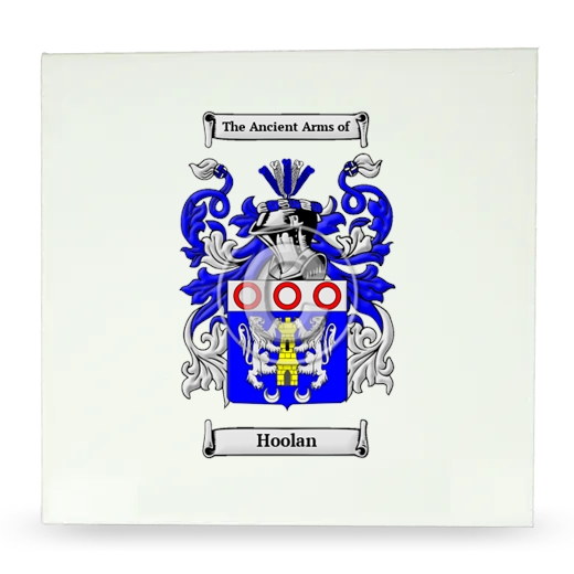 Hoolan Large Ceramic Tile with Coat of Arms