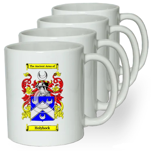 Holyhock Coffee mugs (set of four)