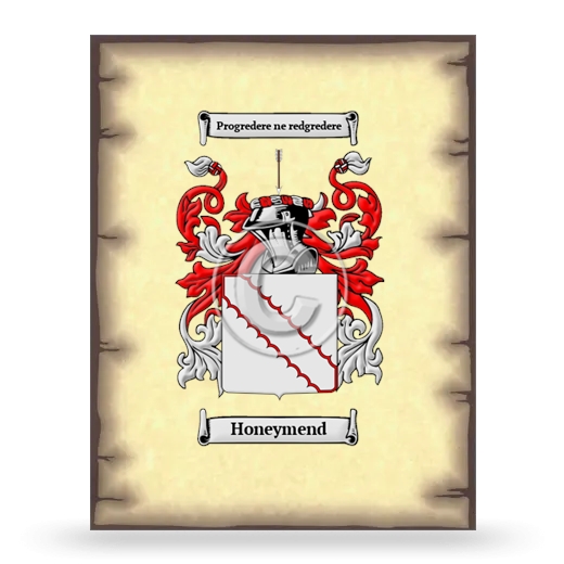 Honeymend Coat of Arms Print