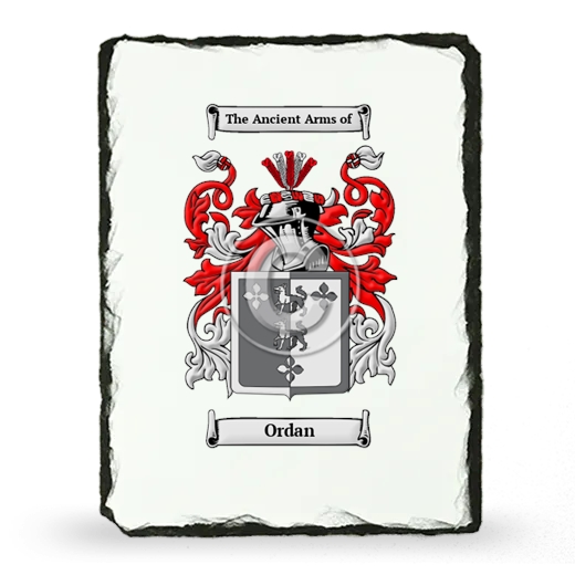 Ordan Coat of Arms Slate