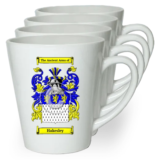 Hakesley Set of 4 Latte Mugs