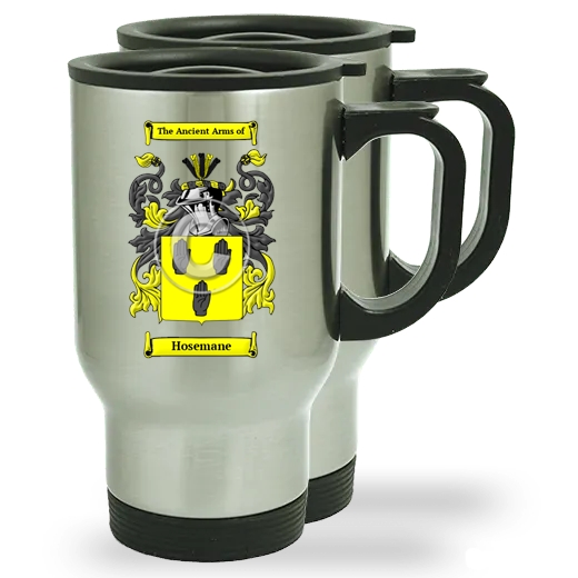 Hosemane Pair of Steel Travel Mugs