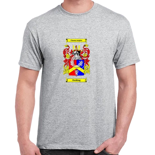 Ossking Grey Coat of Arms T-Shirt