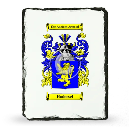 Hodersel Coat of Arms Slate