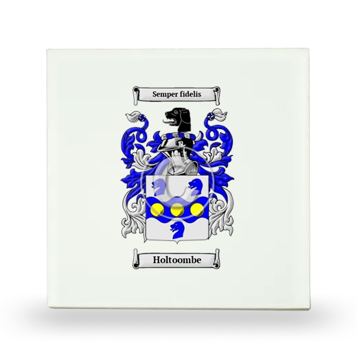 Holtoombe Small Ceramic Tile with Coat of Arms