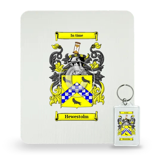Hewestolm Mouse Pad and Keychain Combo Package