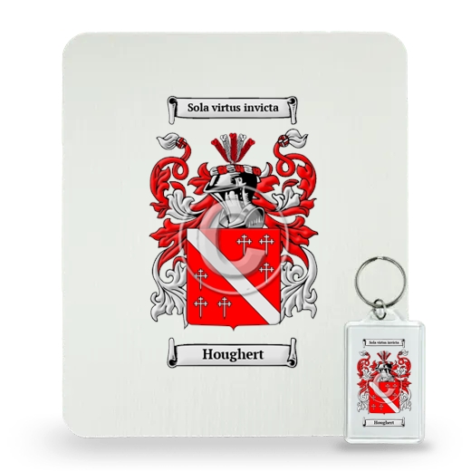 Houghert Mouse Pad and Keychain Combo Package