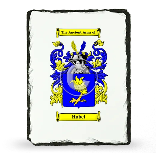 Hubel Coat of Arms Slate