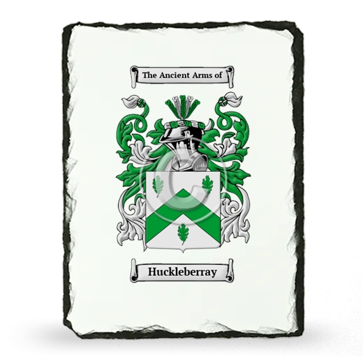 Huckleberray Coat of Arms Slate