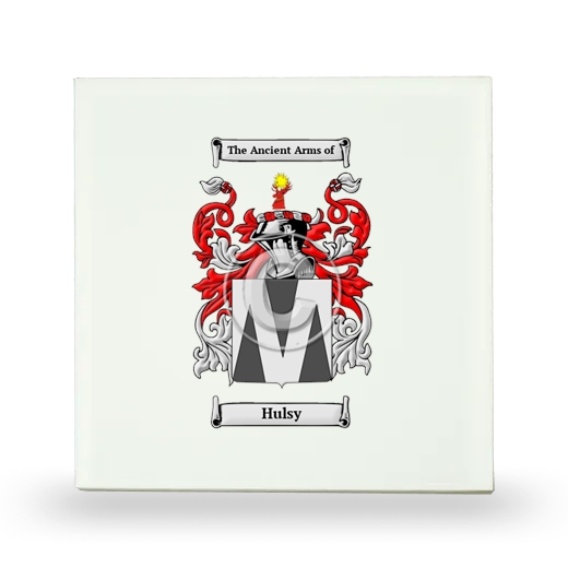 Hulsy Small Ceramic Tile with Coat of Arms