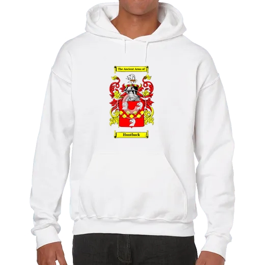 Huntback Unisex Coat of Arms Hooded Sweatshirt