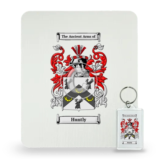 Huntly Mouse Pad and Keychain Combo Package