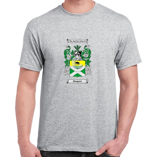 Haupert Grey Coat of Arms T-Shirt