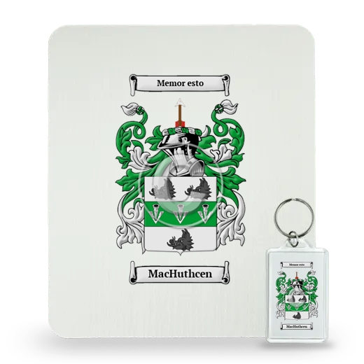 MacHuthcen Mouse Pad and Keychain Combo Package