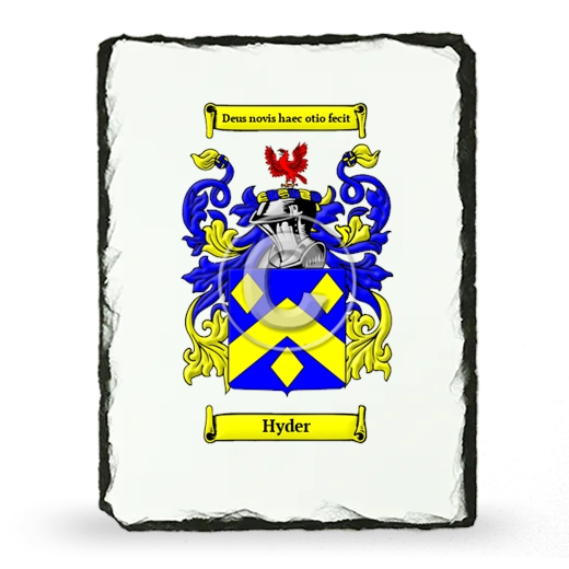 Hyder Coat of Arms Slate