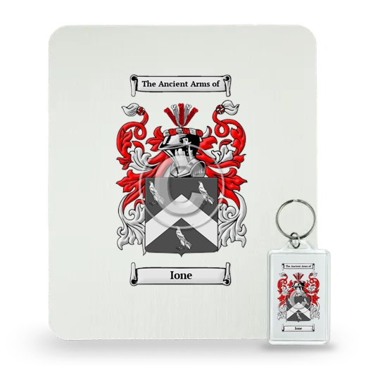 Ione Mouse Pad and Keychain Combo Package