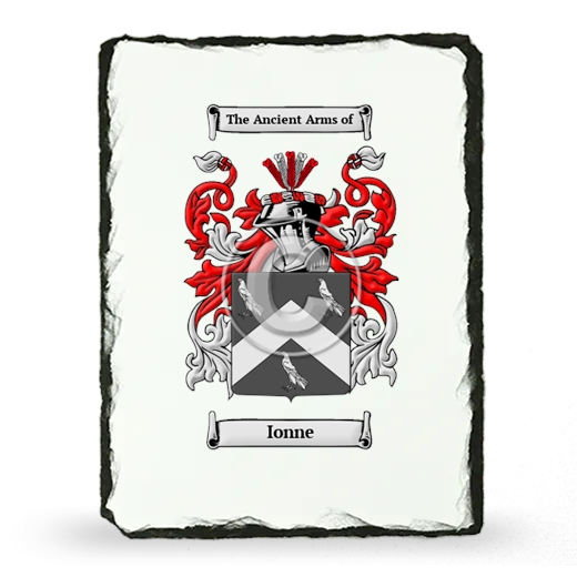 Ionne Coat of Arms Slate