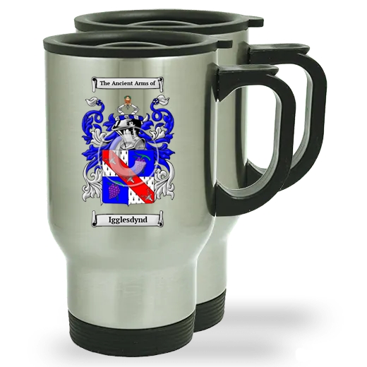 Igglesdynd Pair of Steel Travel Mugs