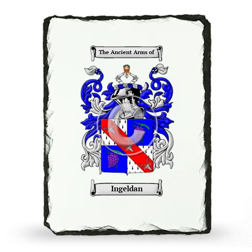 Ingeldan Coat of Arms Slate