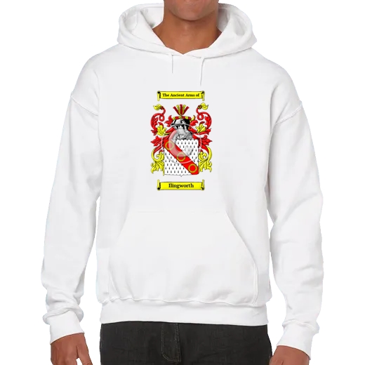 Ilingworth Unisex Coat of Arms Hooded Sweatshirt