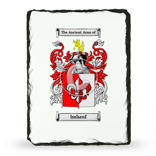 Imhauf Coat of Arms Slate