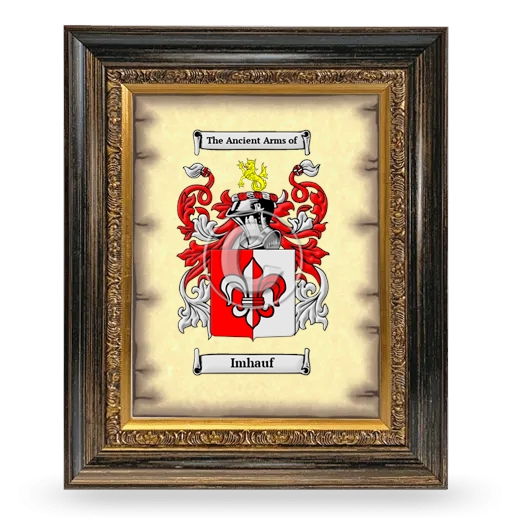 Imhauf Coat of Arms Framed - Heirloom