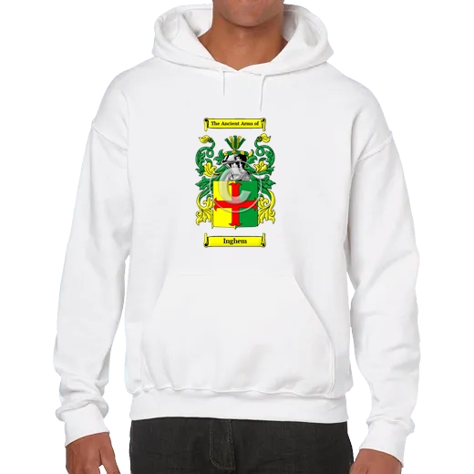 Inghem Unisex Coat of Arms Hooded Sweatshirt